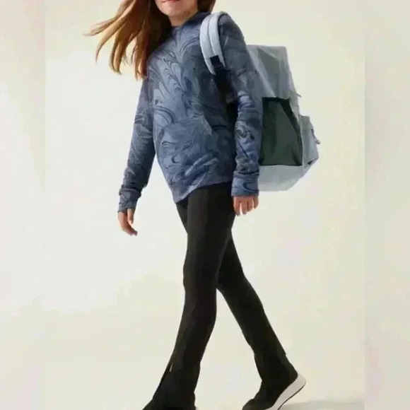 ATHLETA GIRL IN YOUR ELEMENT HOODIE 2.0 IN SUMI MARBLE BLUE  Size Medium 8/10 - Picture 2 of 7